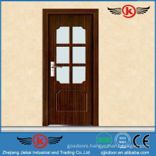 JieKai Main products pvc windows and doors / bathroom pvc doors prices / frosted glass bathroom door